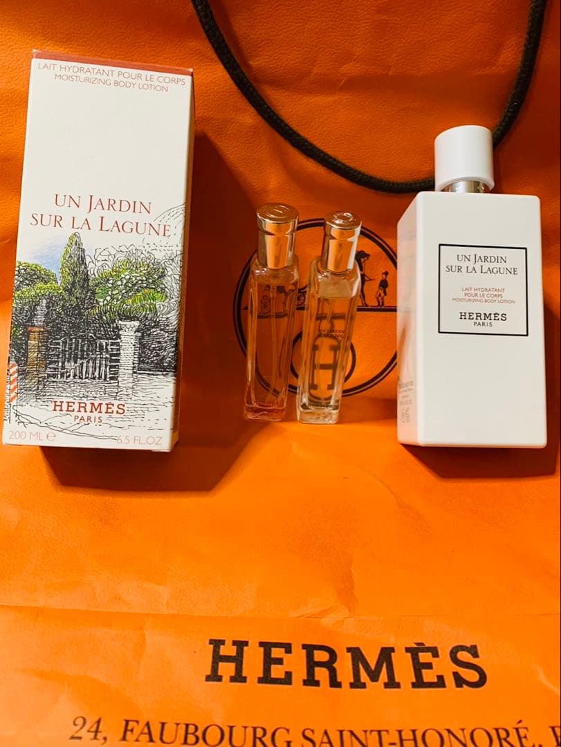 エルメス　ボディクリーム200mlと香水15ml２本セット！