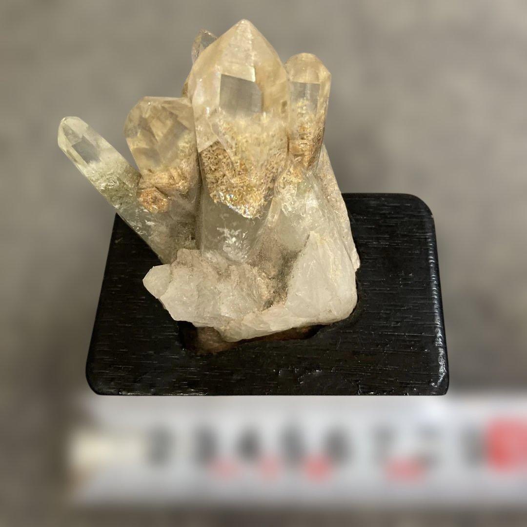天然石クゥオーツお着物　水晶