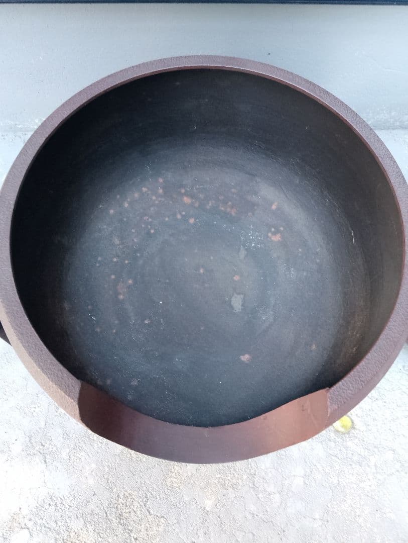 鋳鉄製 茶釜と木製杓子セット