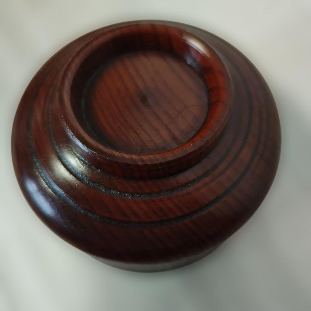 【新品未使用】抹茶碗　漆塗り　木製