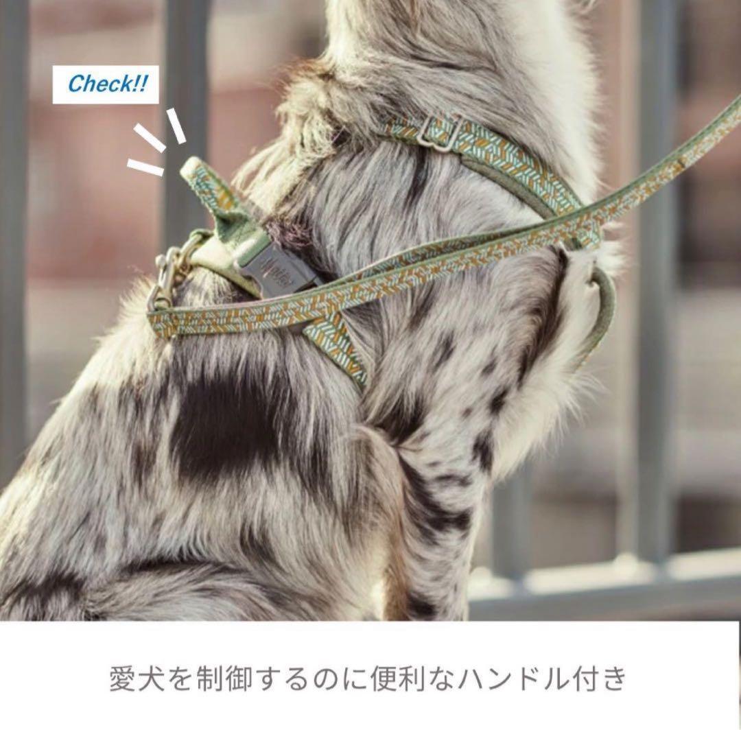 フルッタ Hurtta ラズルダズルＹ型ハーネス （45-55cm）グリーン系