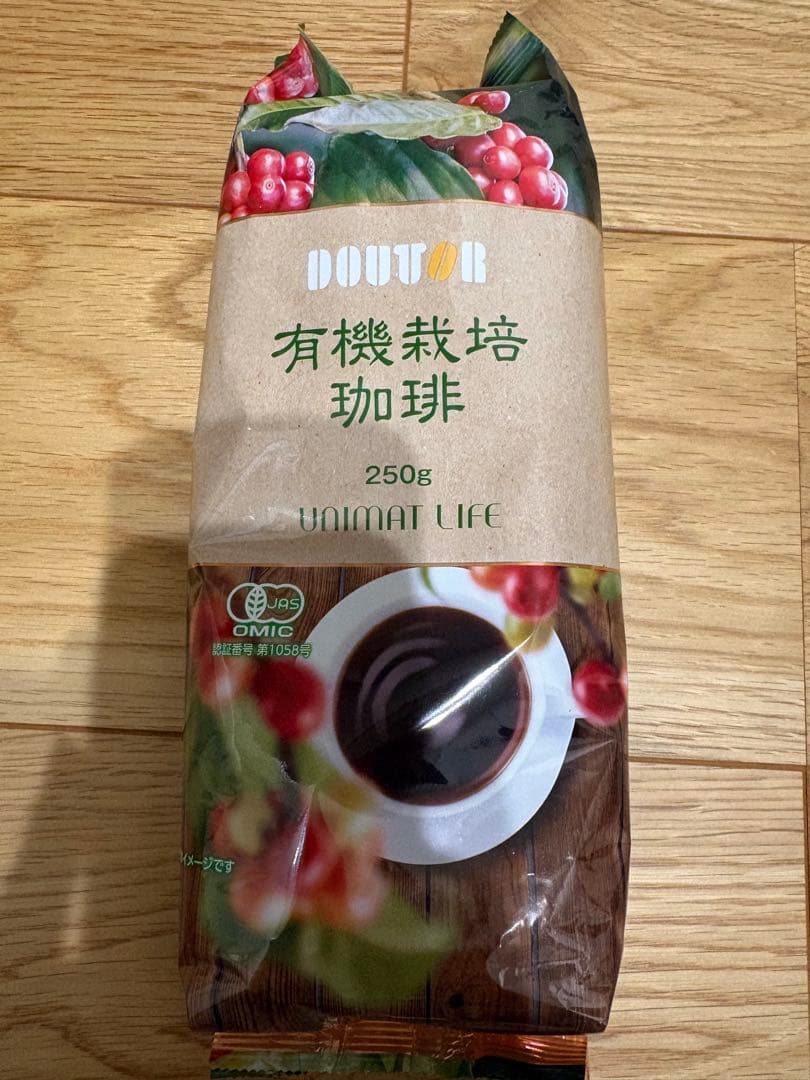コーヒー豆　UCC KEY COFFEE 有機栽培