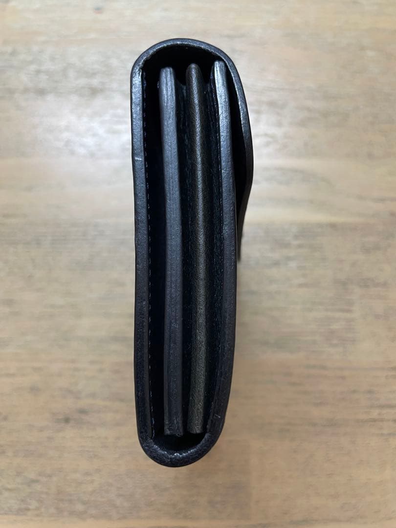 sinleathersシンレザーズ ミドルウォレット ブラック