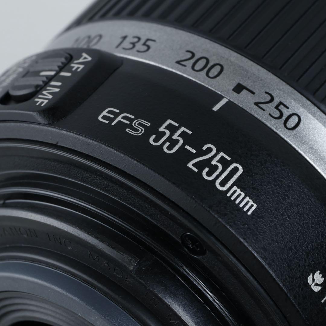 030★EF-S 55-250mm★CANONキヤノン★手ぶれ補正付き