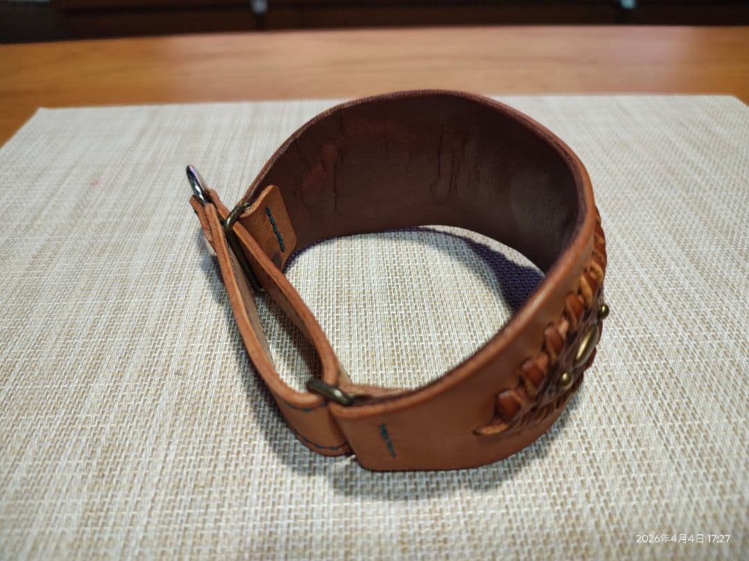 ウイペット等　ハンドメイド首輪　㊹