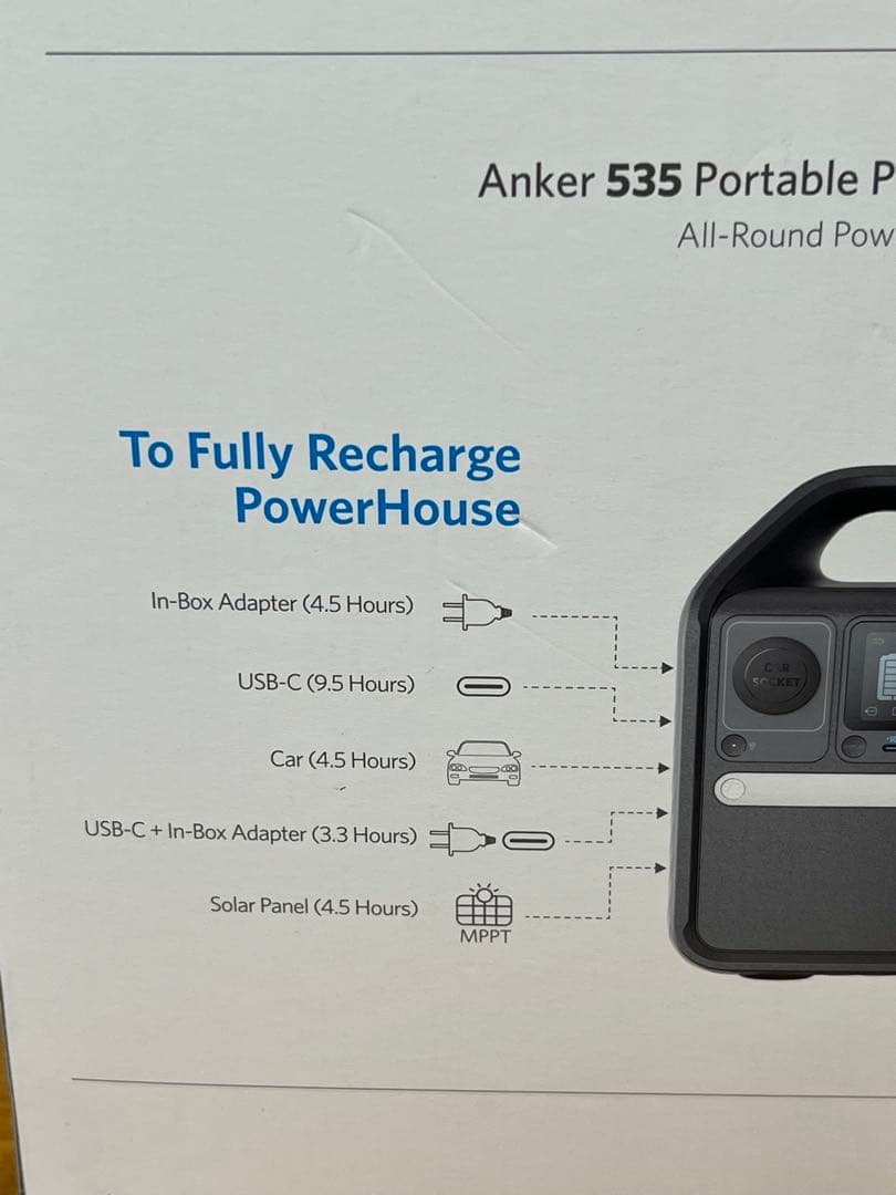 未使用　ANKER 535 Power House 512Wh ポータブル電源
