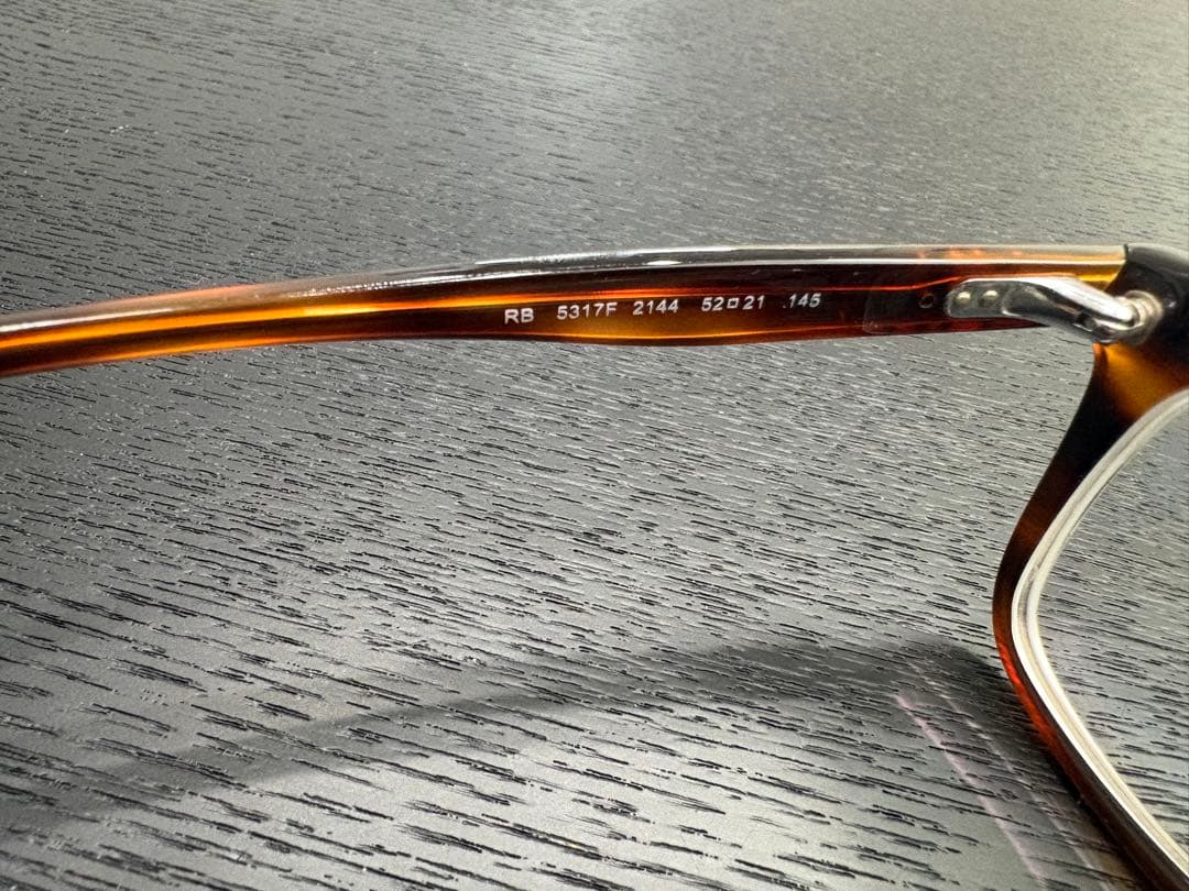Ray-Ban ブラウン・トータス ファッションメガネ