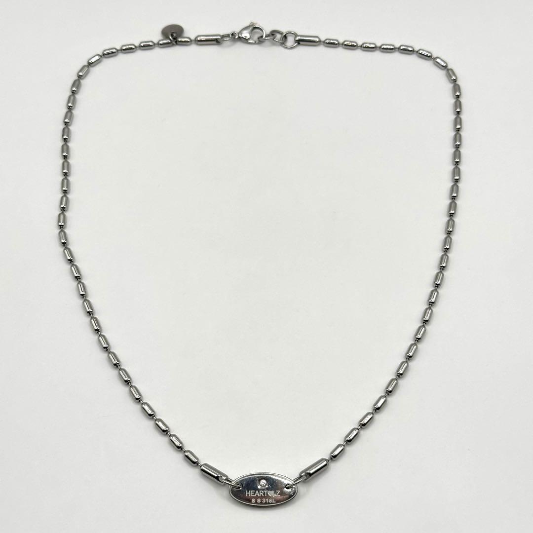 HEARTZ ハーツ メタリックネックレスⅡ 55cm シルバーカラー