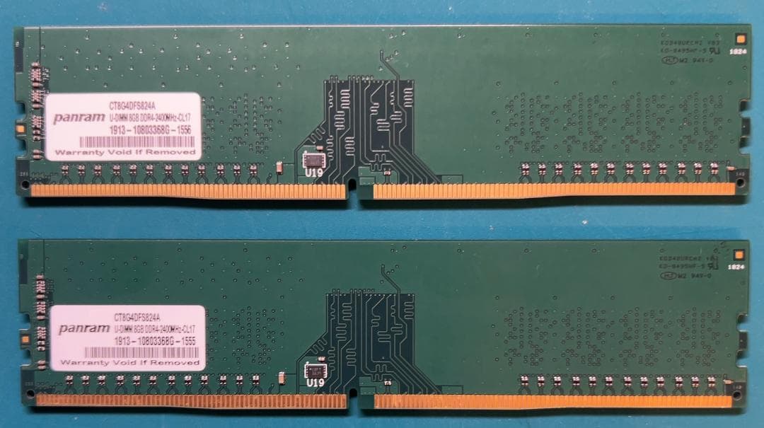 Crucial DDR4-2400 16G (8G×2)
