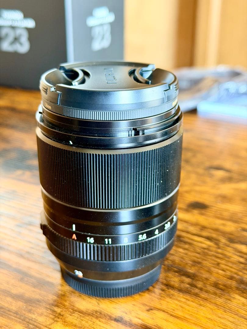 富士フイルム XF23mm F1.4 R LM WR 純正角形フード付属