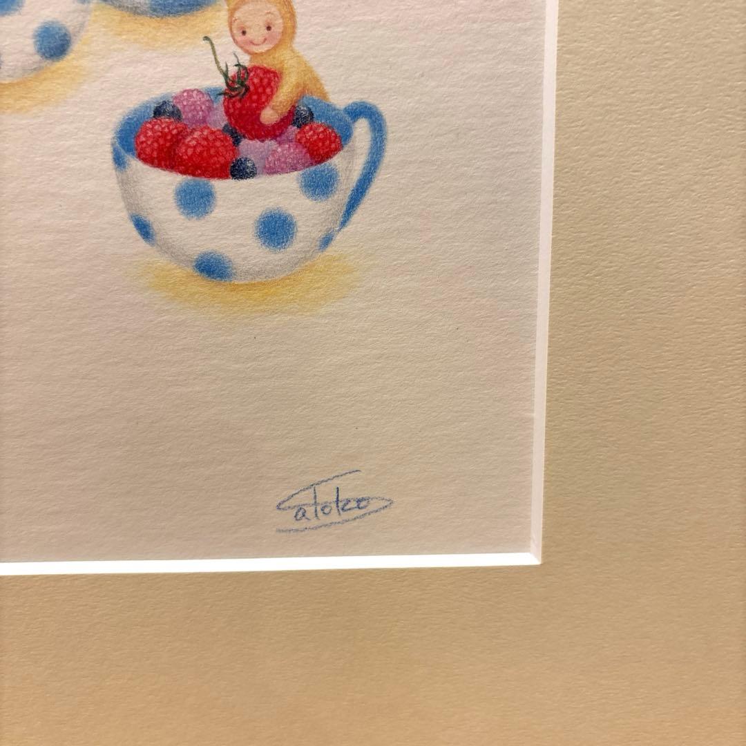 わたなべさとこ　パステル画