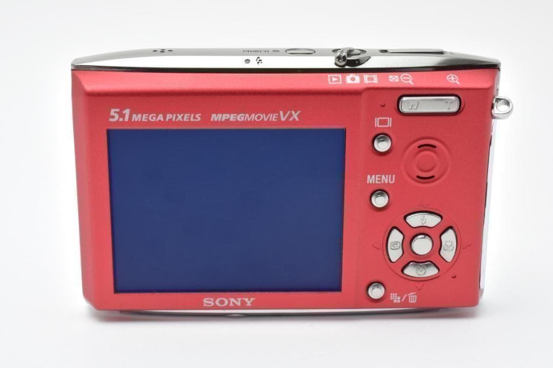 【美品・返品保証】ソニー SONY Cyber-shot DSC-T5 レッド