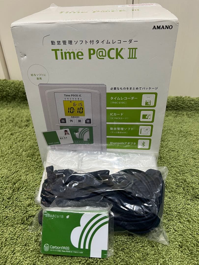 【未使用品】アマノ タイムレコーダー TimeP@CK-iC Ⅲ WL