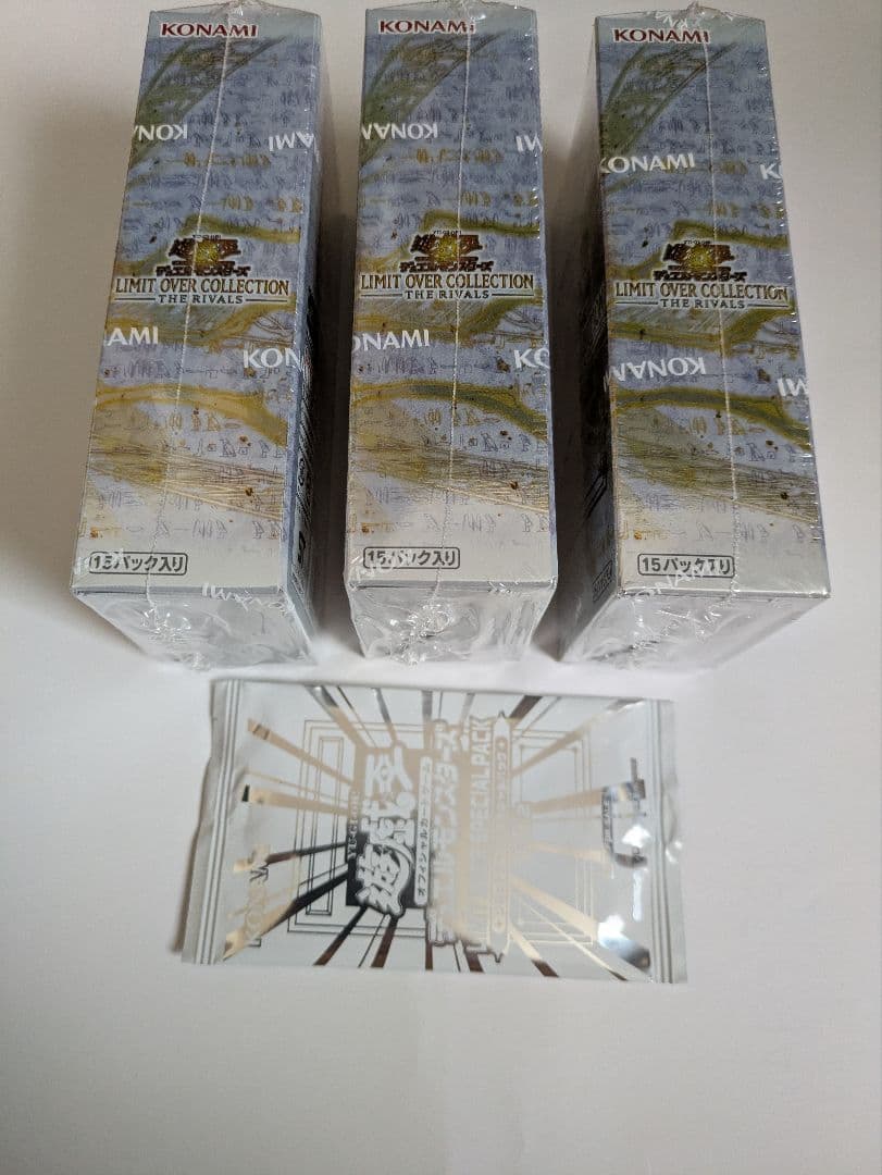遊戯王 リミットオーバー ライバルズ シュリンク付 未開封 3BOX プロモ付