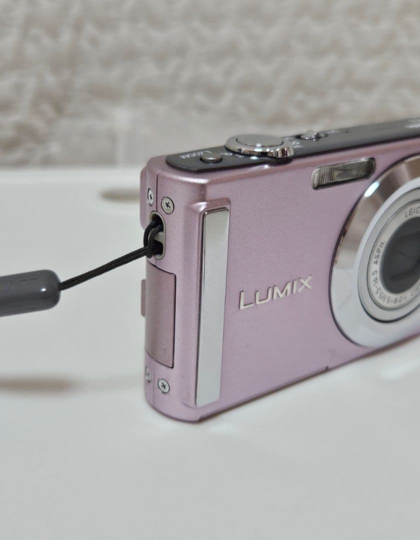 LUMIX DMC-FS3 ピンク 純正バッテリー・充電器 microSDつき✨