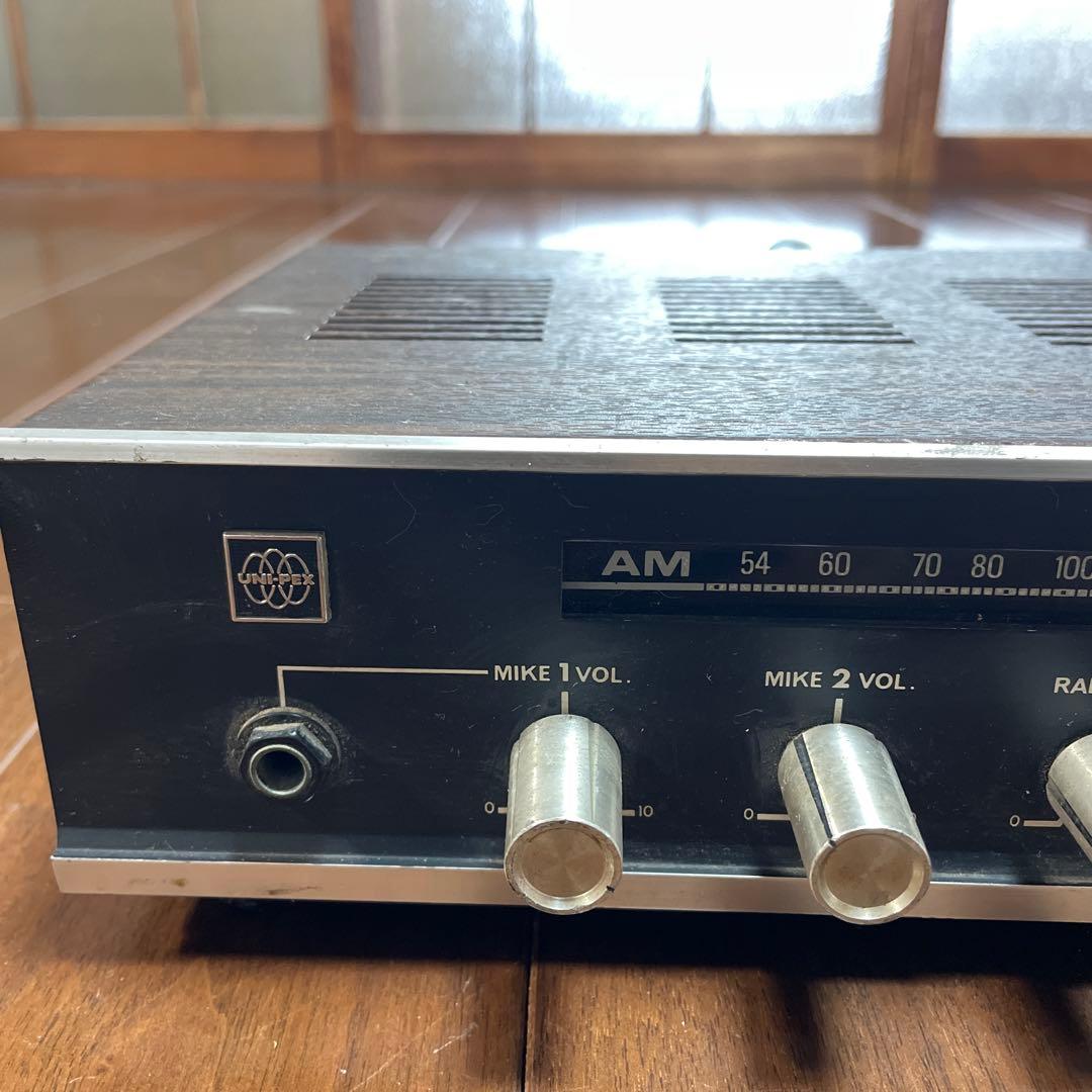 ユニペックス（UNI-PEX）社 AMラジオ機能付きアンプ【ヴィンテージ】