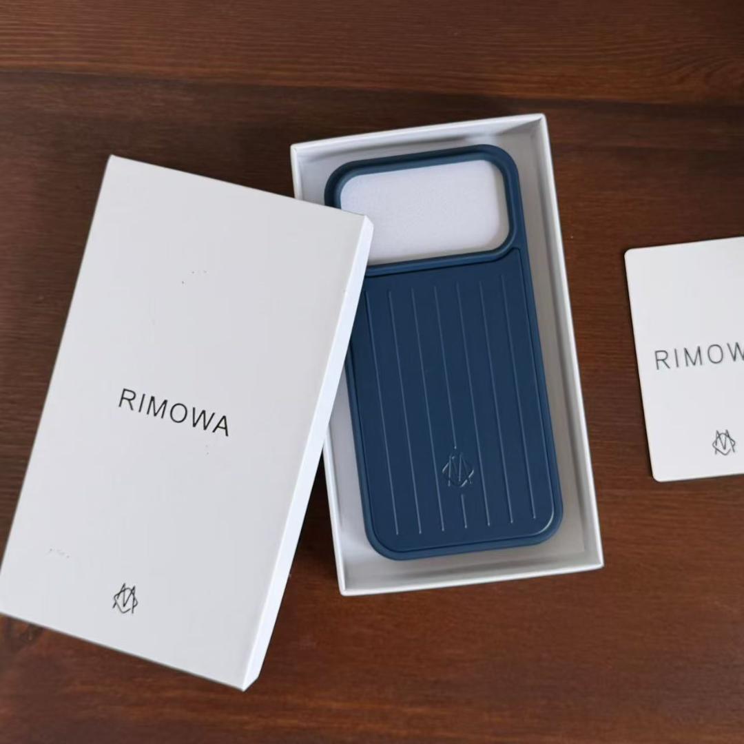 RIMOWA青iPhone16Proケースイヤレス充電が可能
