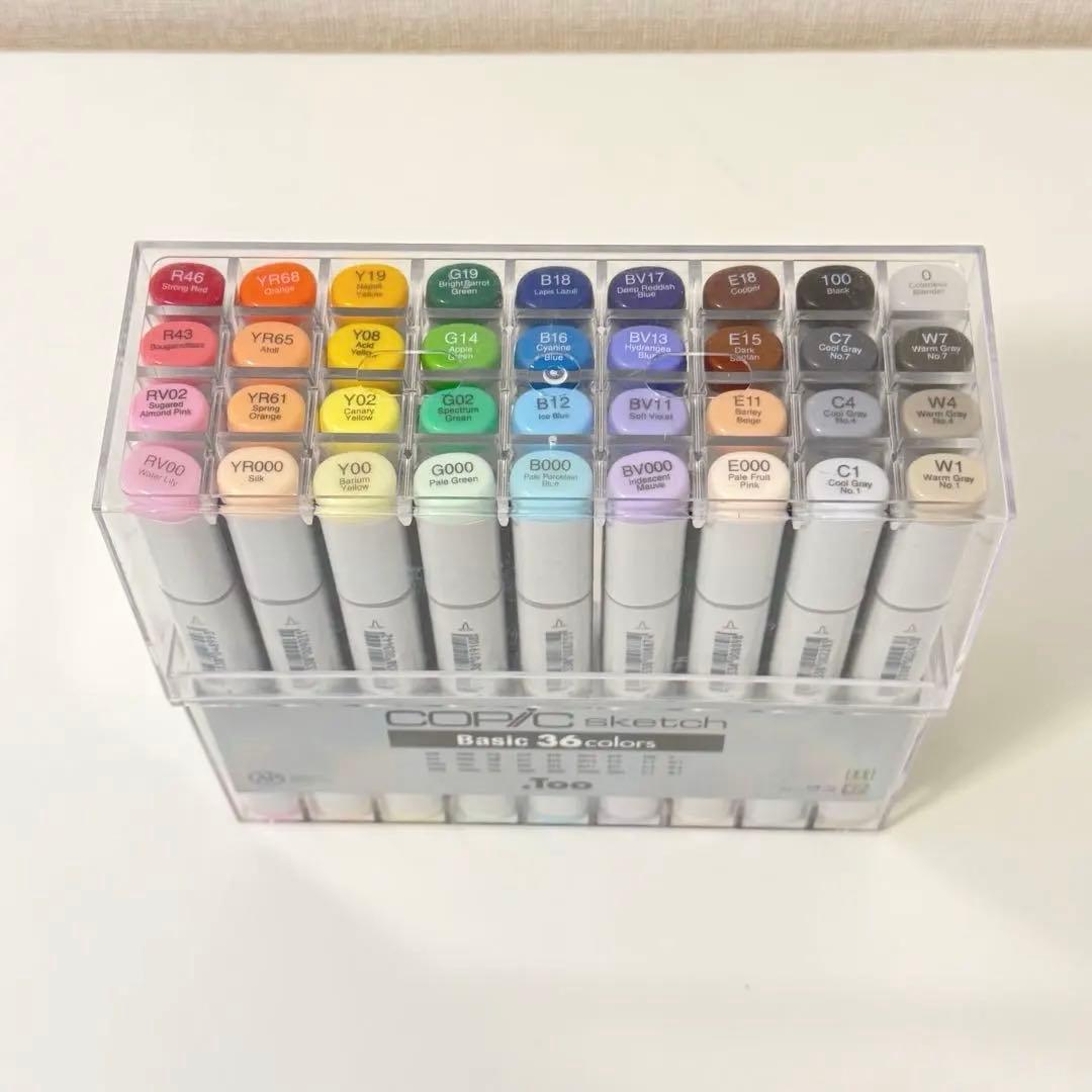 COPIC コピック スケッチ 36色Basic ケース付き イラスト マーカー