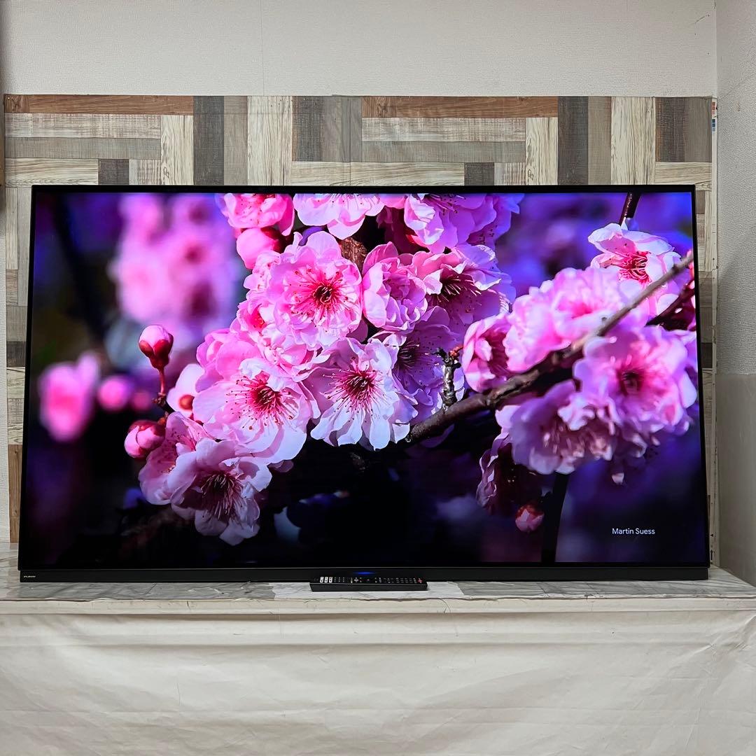 全国送料込❣️FUNAI 65V型 4K 有機ELテレビ 動画アプリ多数搭載
