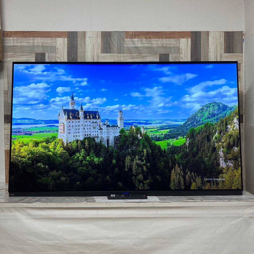 全国送料込❣️FUNAI 65V型 4K 有機ELテレビ 動画アプリ多数搭載