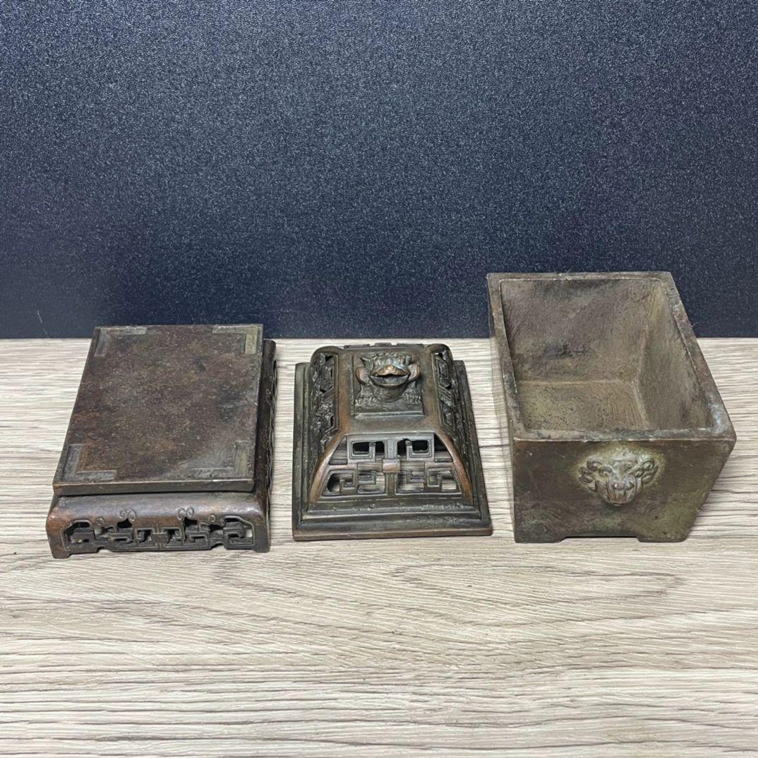 銅器 竜紋香炉 茶道具 香道具 禅意香炉 装飾品 工芸品 置物