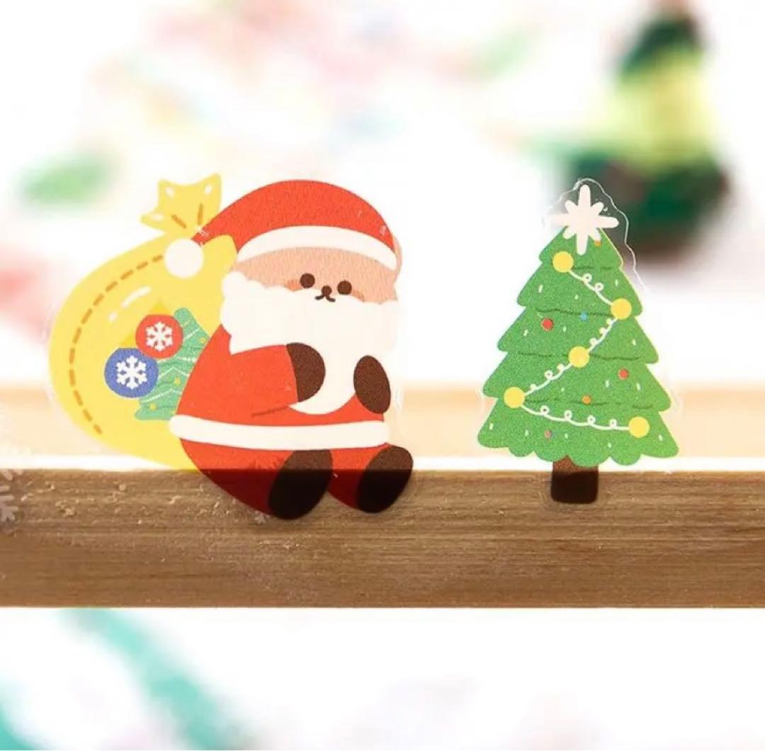 2021Xmas9 アニマル×クリスマス ステッカー 6種類セット