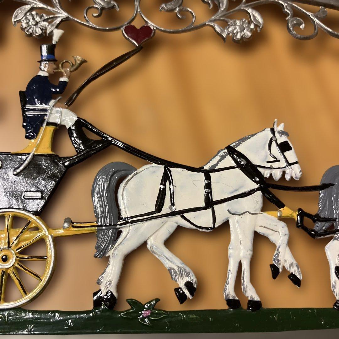 ドイツ　Wilhelm Schweizer社製　 錫（すず）飾り　馬車