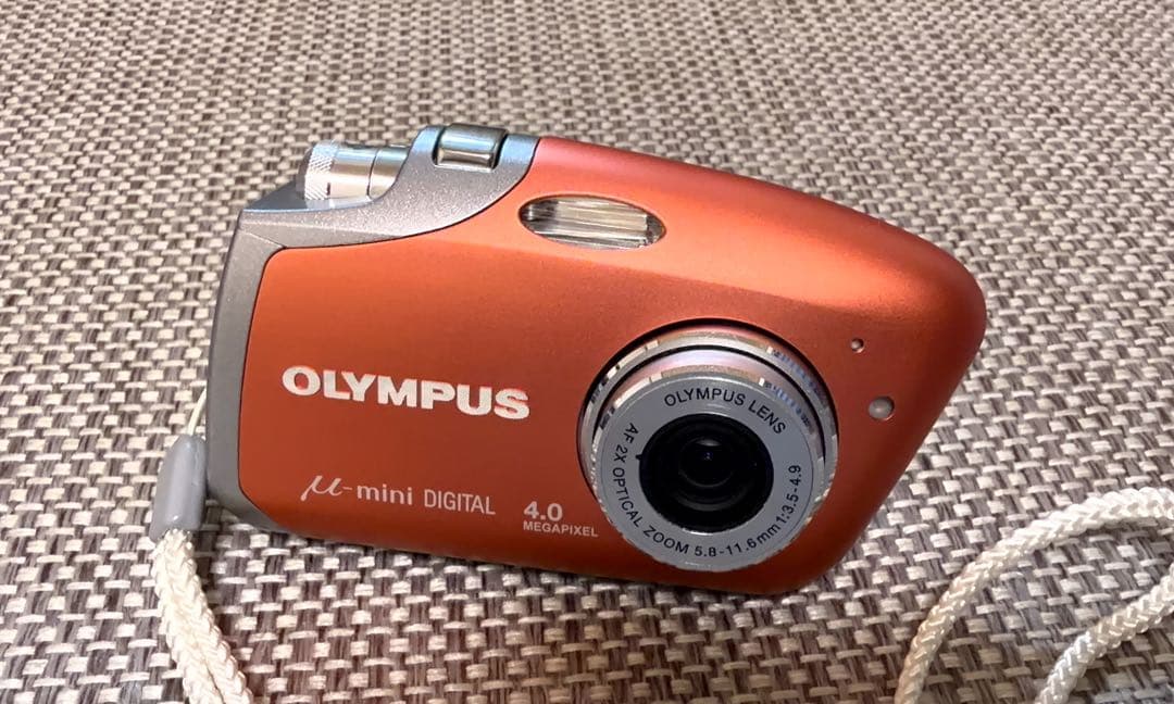 【美品】【かわいい】デジタルカメラ OLYMPUS μ-mini DIGITAL