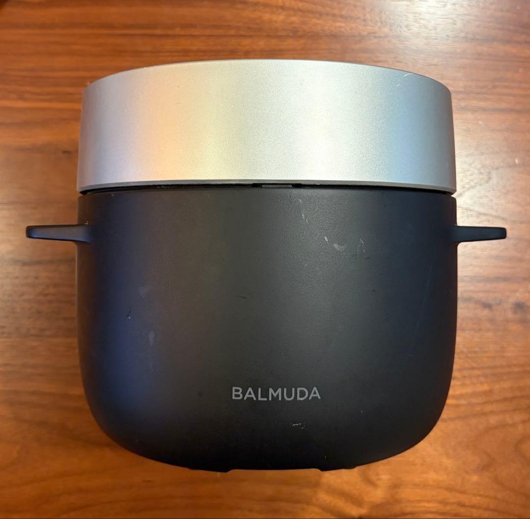 BALMUDA 炊飯器 ブラック 動作良好 おしゃれデザイン