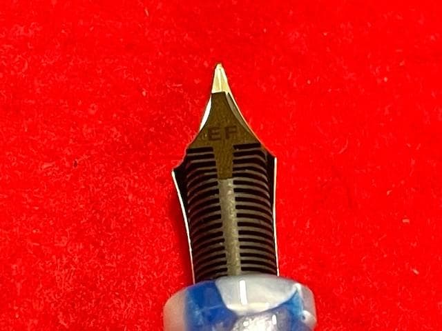 未使用品 アウロラ カレイドスコーピオ ルーチェブルー 万年筆 EF 即送
