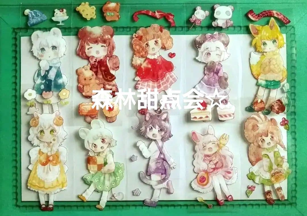 Set９▶人気作家もかろーる様３点切り売り海外人物バラ売り