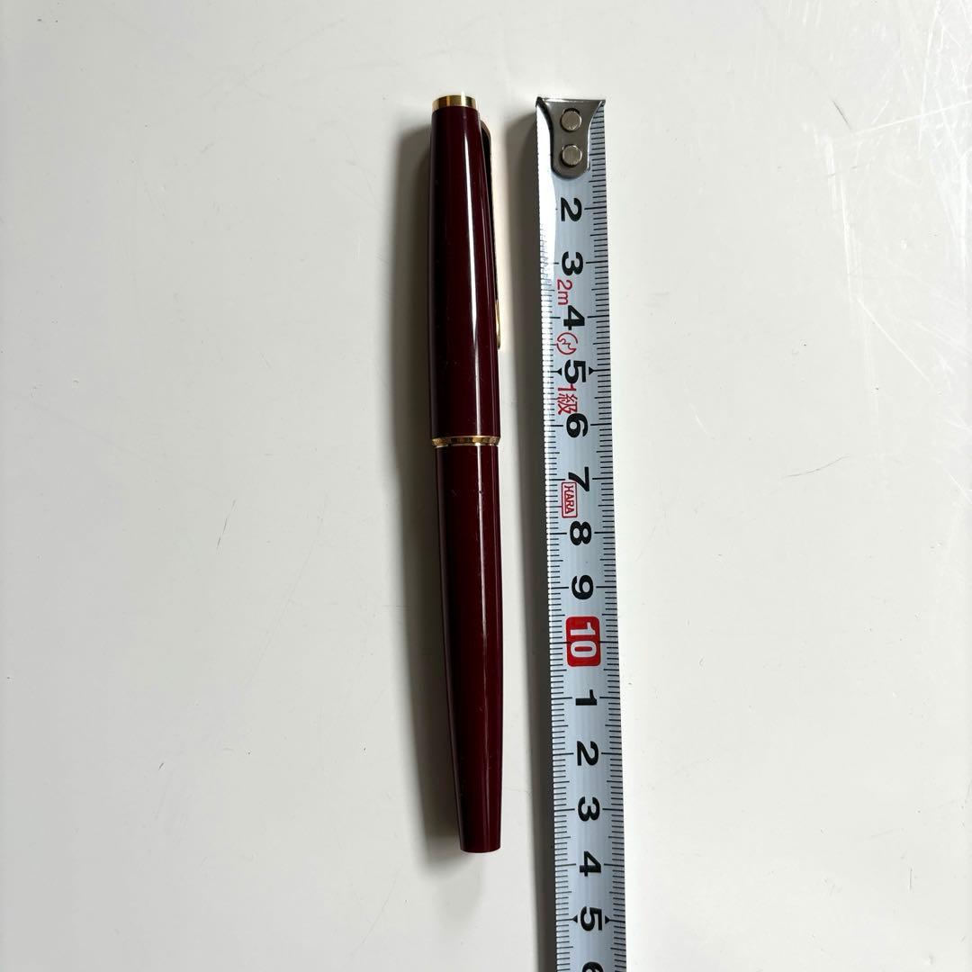 ＊昭和レトロ・ヴィンテージ・MONTBLANCワインレッド 万年筆 金先ペン✴︎