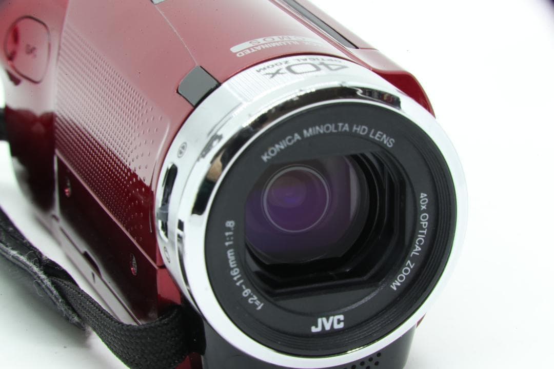 【N2063】 JVC Everio GZ-HM33 レッド 箱付き
