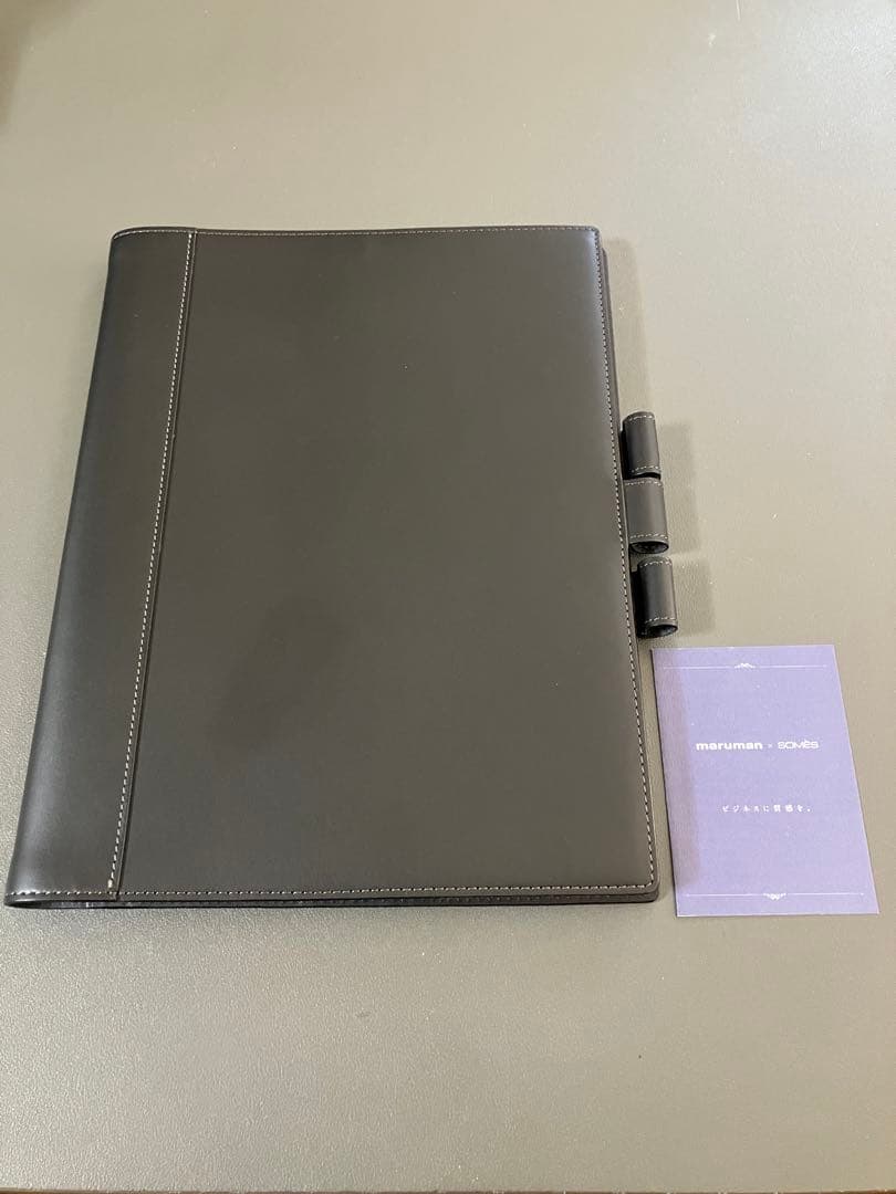 ソメスサドル SOMES A4ノートカバー　本革　未使用