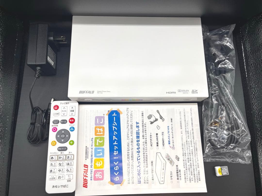 【新品】BUFFALO デジタルフォトアルバム PD-100S/W-L 1TB