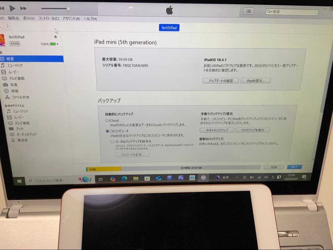 iPad mini5 ジャンク品