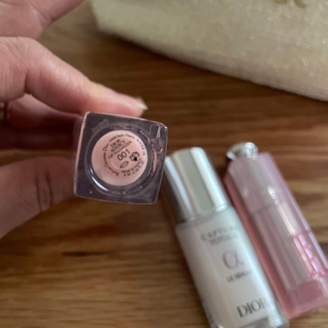 Dior リップグロス セット ゴールドポーチ付き