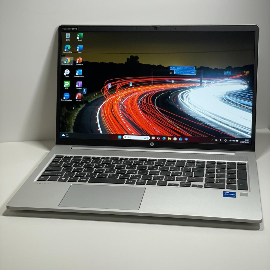 第11世代i5 HP ProBook 450G8 ノートPC office 薄型