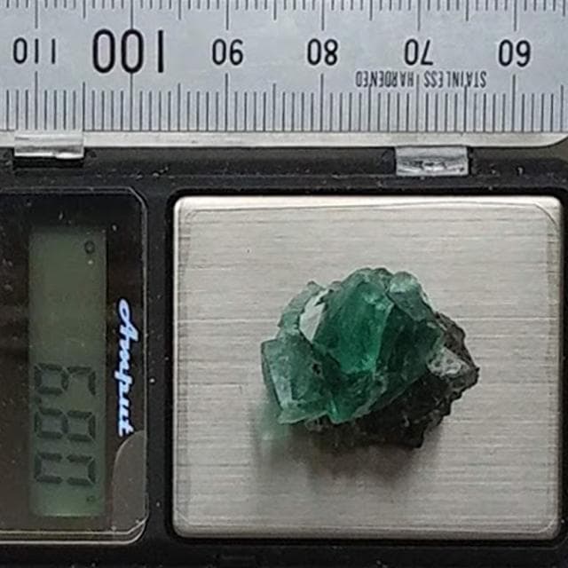 6.8g 　ダイアナマリア鉱山 フローライト　鉱物標本