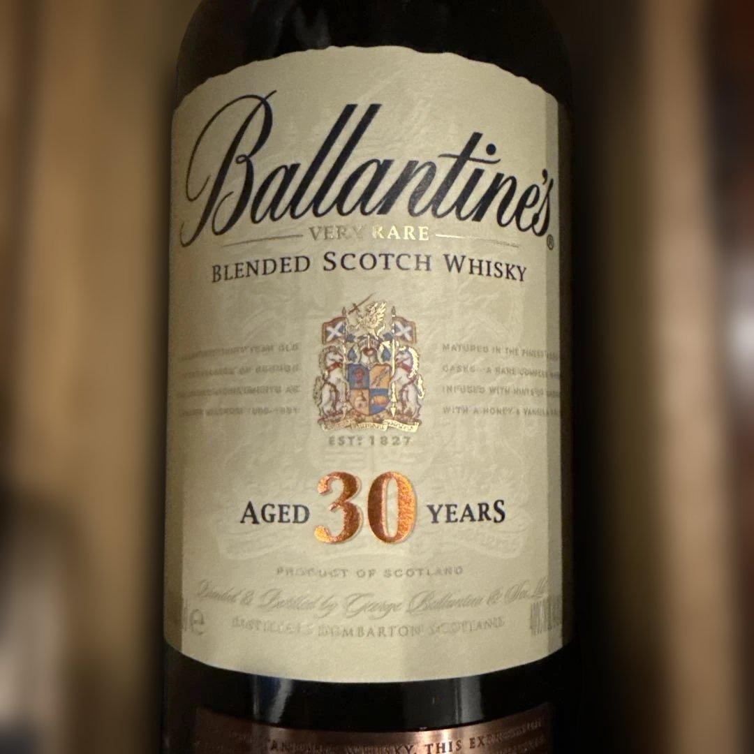 バランタイン 30年Ballantine's 木箱・外箱あり