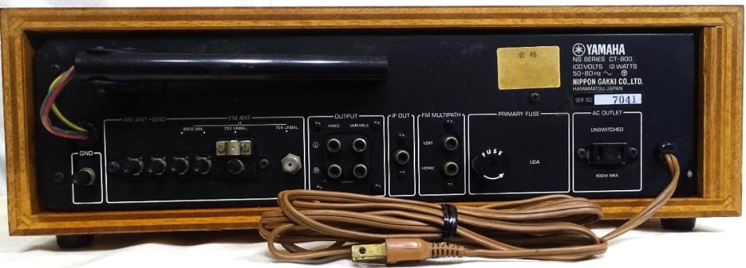 YAMAHA CT-800 AM/FM ステレオチューナー
