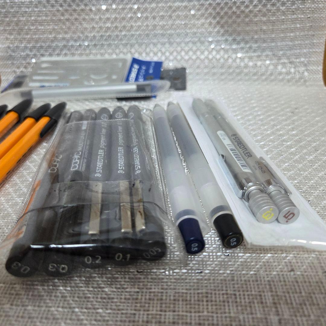 画材 シャープペンシル ボールペン 鉛筆 文具セット