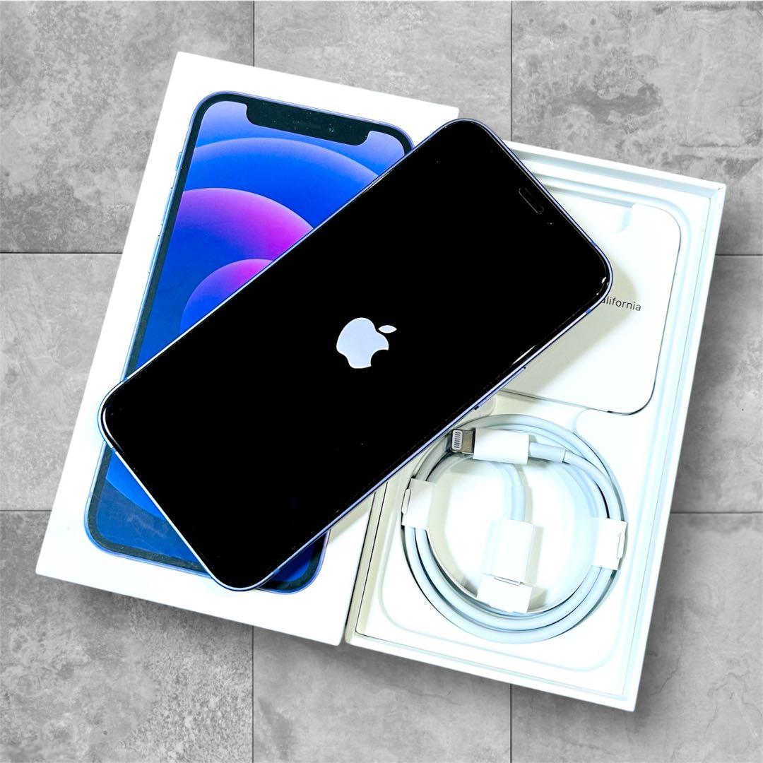 【超美品】iPhone 12 mini 本体 128GB SIMフリー パープル