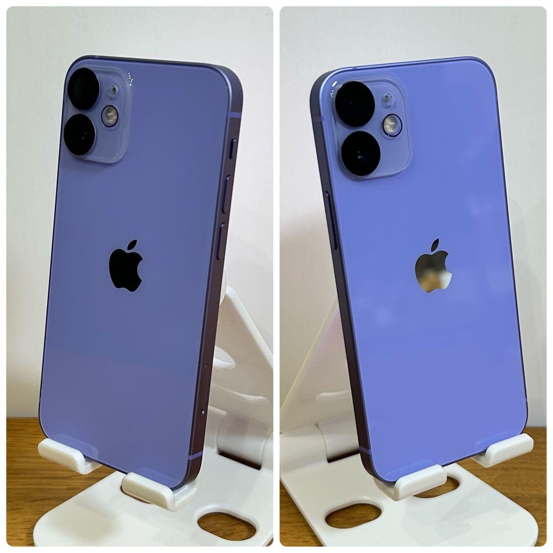 【超美品】iPhone 12 mini 本体 128GB SIMフリー パープル