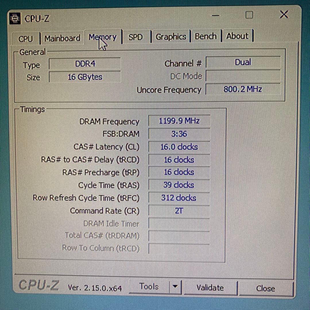 パソコン メモリ DDR4-2666 4GB ×4