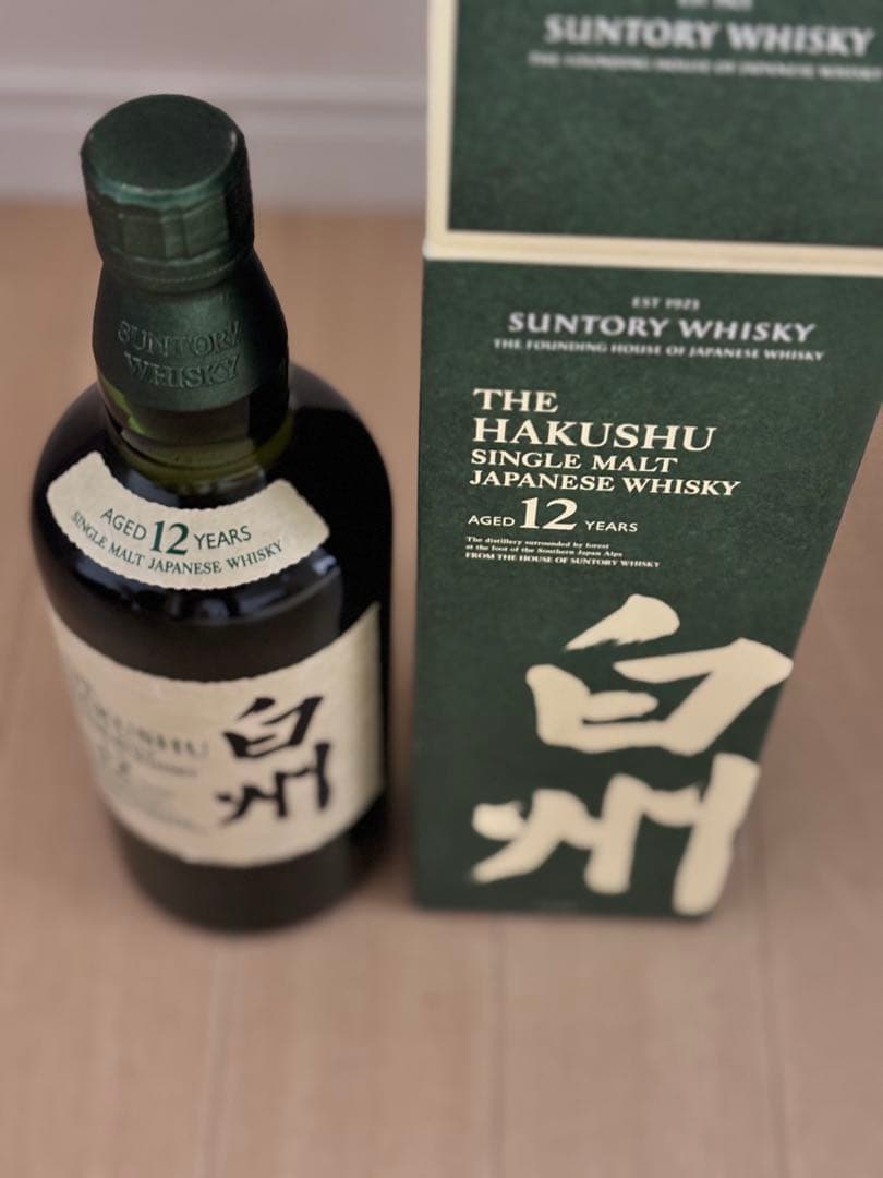 白州　12年　ウイスキー　未開封　サントリー アルコール　箱付き