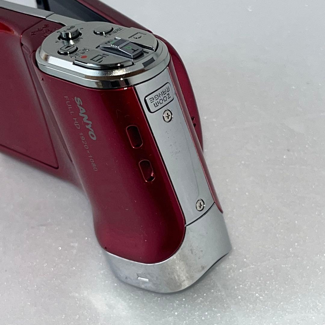 ☆極美品☆SANYOデジタルムービーカメラXacti DMX-CG100レッド