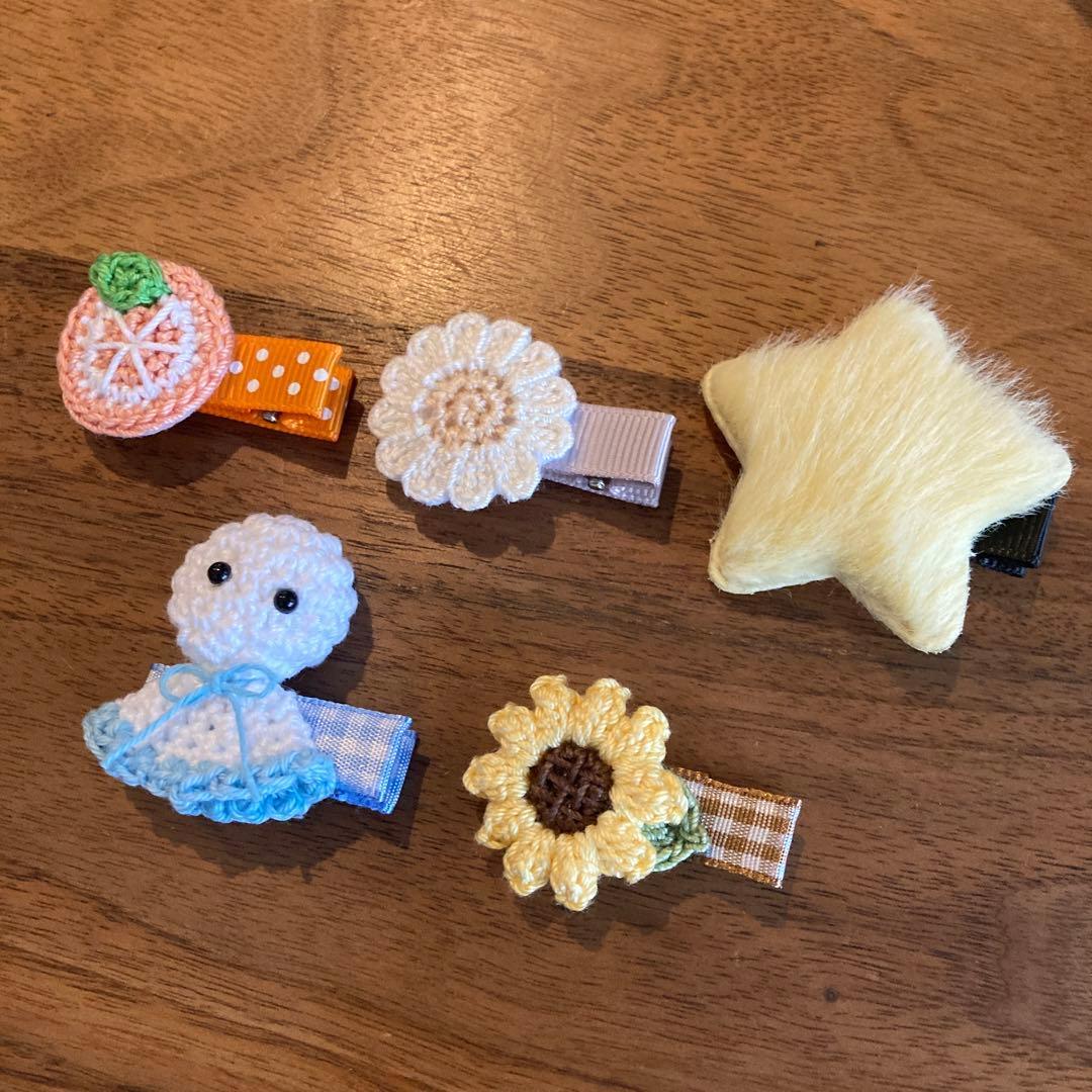 楓の花様ご確認用☆ベビーヘアクリップ
