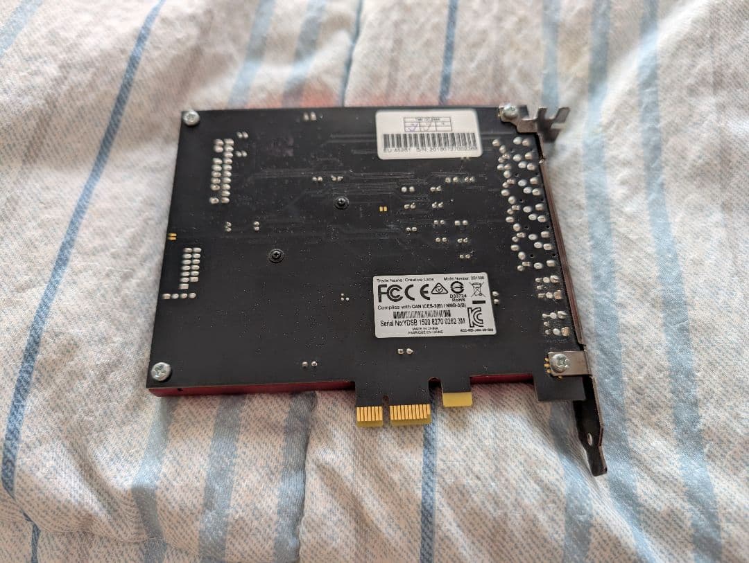 SBX Sound Blaster PCI Express サウンドカード