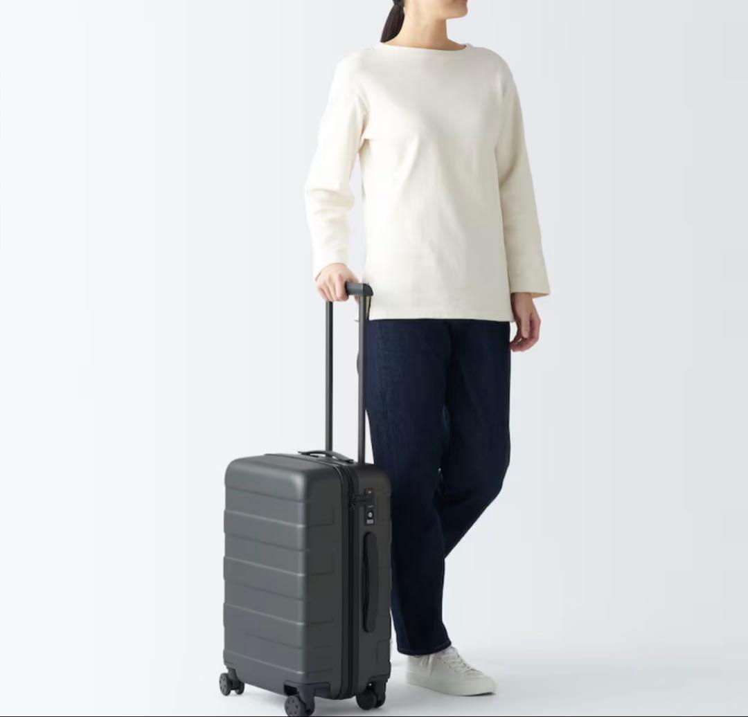 新品　無印　キャリーケース　36L グレー